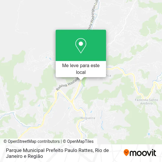 Parque Municipal Prefeito Paulo Rattes mapa