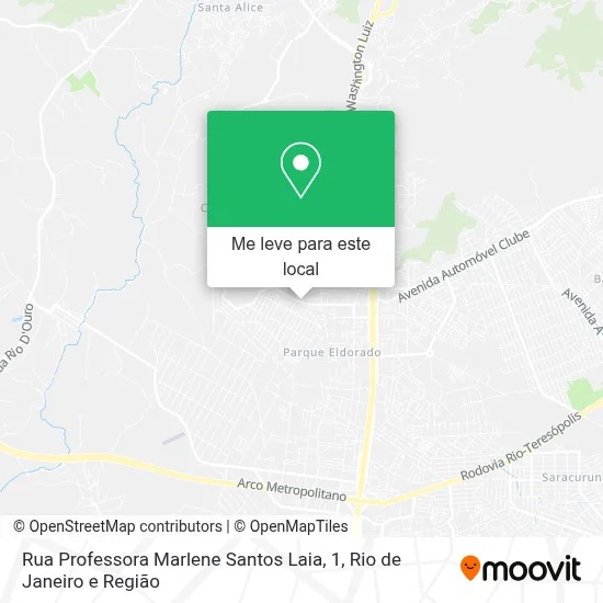 Rua Professora Marlene Santos Laia, 1 mapa