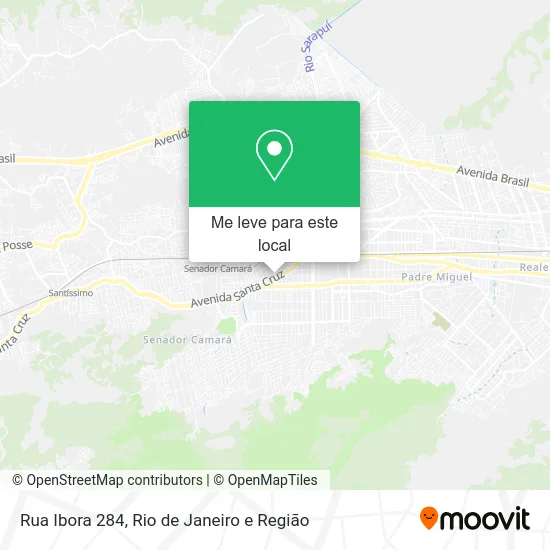 Rua Ibora 284 mapa