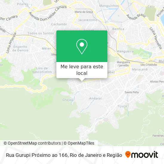 Rua Gurupi Próximo ao 166 mapa