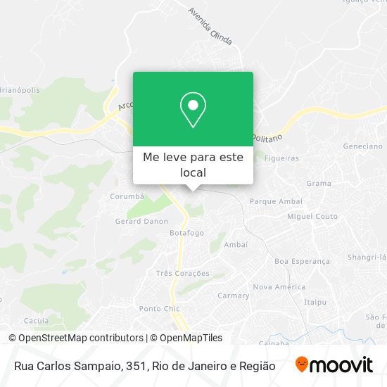 Rua Carlos Sampaio, 351 mapa