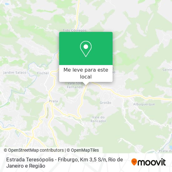 Estrada Teresópolis - Friburgo, Km 3,5 S / n mapa