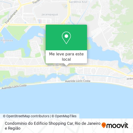 Condomínio do Edifício Shopping Car mapa