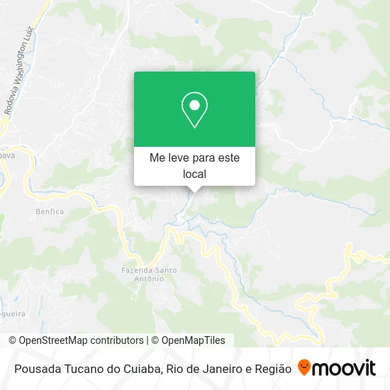 Pousada Tucano do Cuiaba mapa