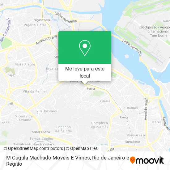 M Cugula Machado Moveis E Vimes mapa