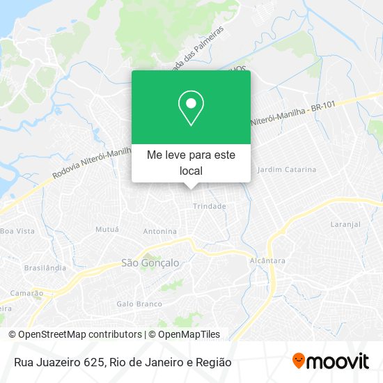 Rua Juazeiro 625 mapa