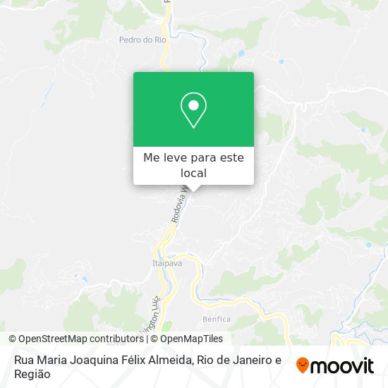 Rua Maria Joaquina Félix Almeida mapa