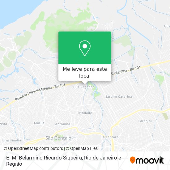E. M. Belarmino Ricardo Siqueira mapa