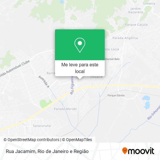 Rua Jacamim mapa