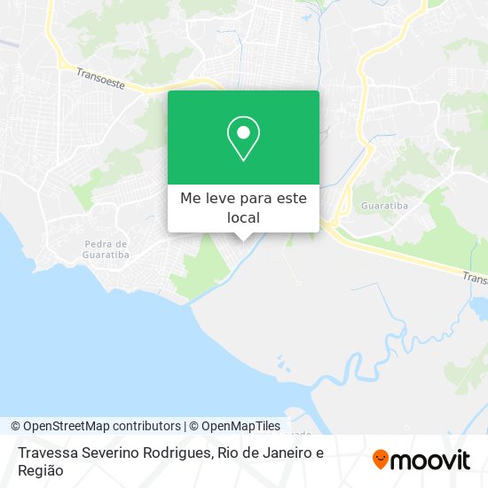 Travessa Severino Rodrigues mapa