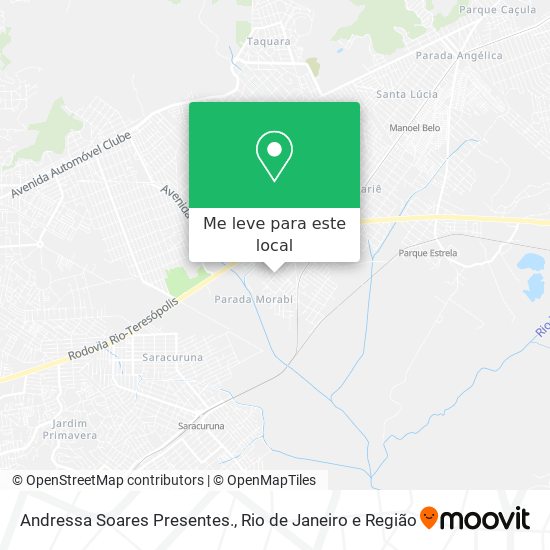 Andressa Soares Presentes. mapa