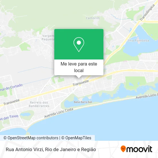 Rua Antonio Virzi mapa
