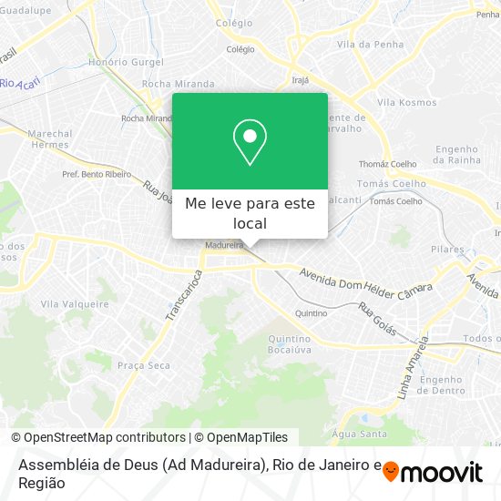 Assembléia de Deus (Ad Madureira) mapa