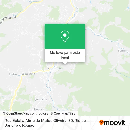 Rua Eulalia Almeida Matos Oliveira, 80 mapa