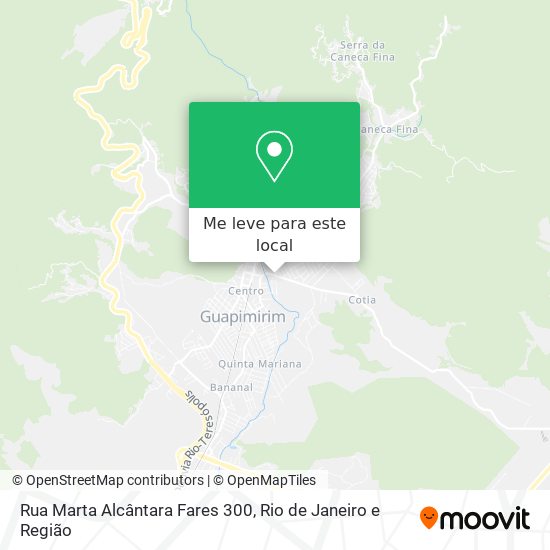 Rua Marta Alcântara Fares 300 mapa