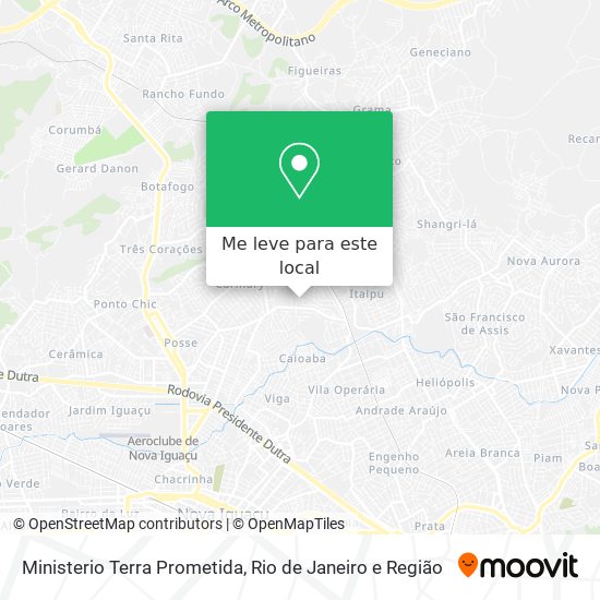 Ministerio Terra Prometida mapa