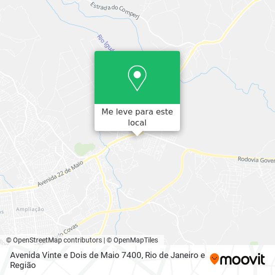 Avenida Vinte e Dois de Maio 7400 mapa