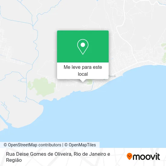 Rua Deise Gomes de Oliveira mapa