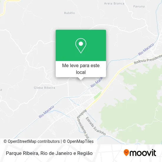 Parque Ribeira mapa