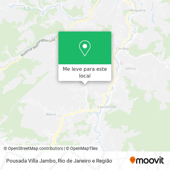 Pousada Villa Jambo mapa