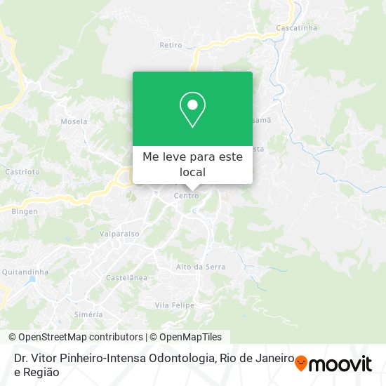 Dr. Vitor Pinheiro-Intensa Odontologia mapa