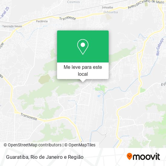 Guaratiba mapa