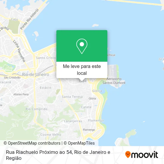 Rua Riachuelo Próximo ao 54 mapa