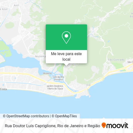 Rua Doutor Luís Capriglione mapa