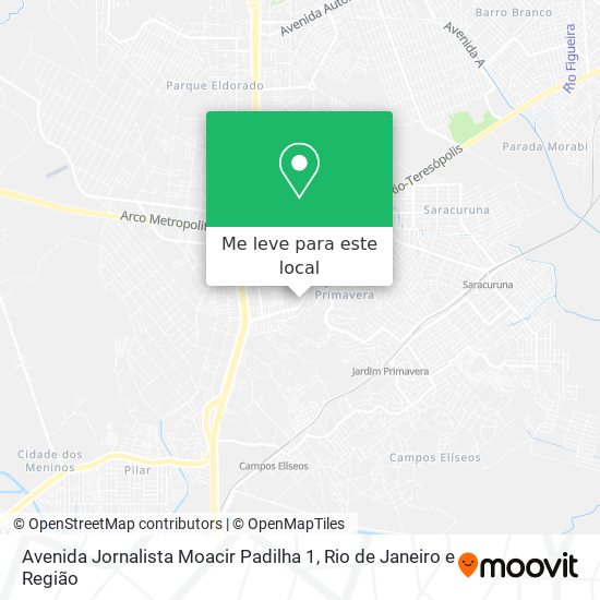 Avenida Jornalista Moacir Padilha 1 mapa