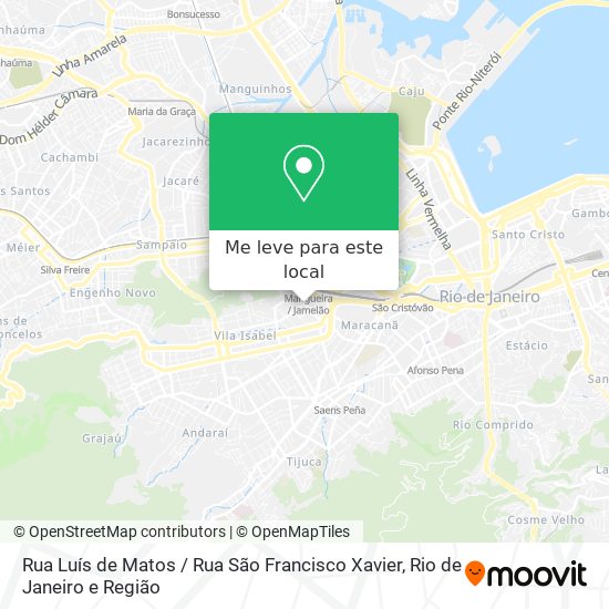 Rua Luís de Matos / Rua São Francisco Xavier mapa