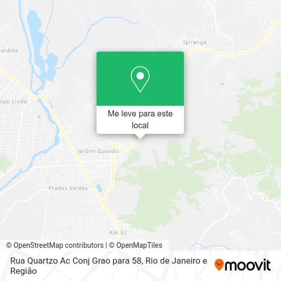 Rua Quartzo Ac Conj Grao para 58 mapa