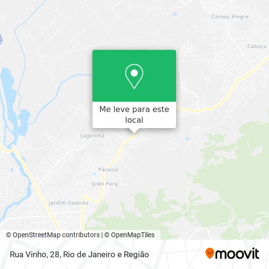Rua Vinho, 28 mapa