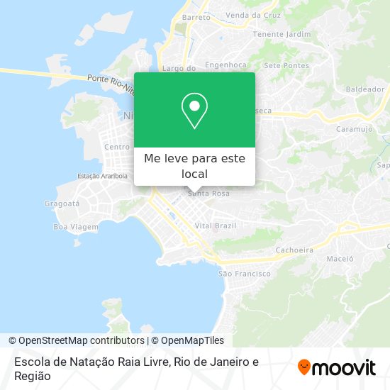 Escola de Natação Raia Livre mapa