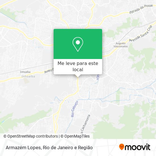 Armazém Lopes mapa