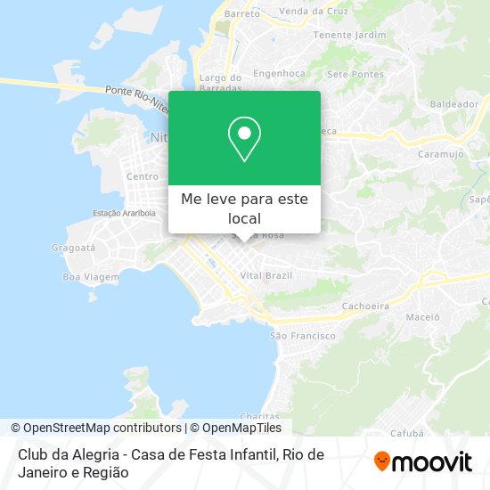 Club da Alegria - Casa de Festa Infantil mapa