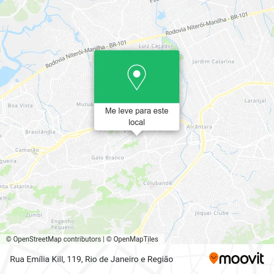 Rua Emília Kill, 119 mapa