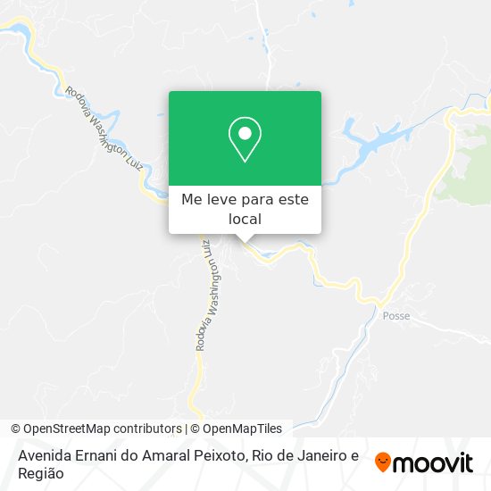 Avenida Ernani do Amaral Peixoto mapa