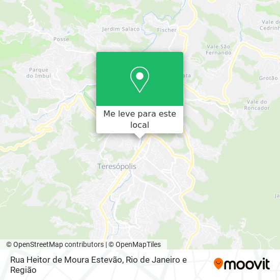Rua Heitor de Moura Estevão mapa