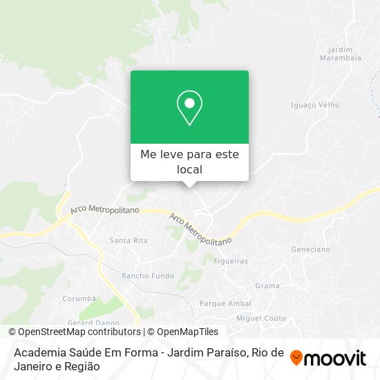 Academia Saúde Em Forma - Jardim Paraíso mapa