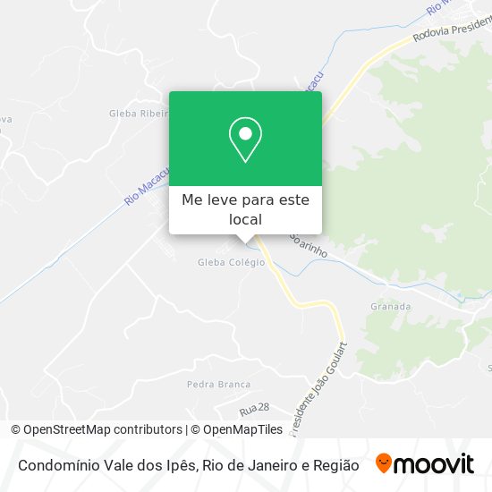 Condomínio Vale dos Ipês mapa