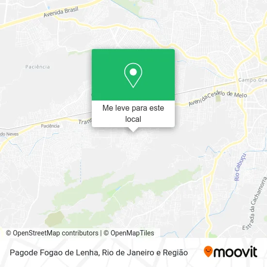 Pagode Fogao de Lenha mapa