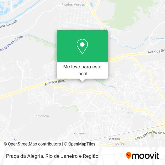 Praça da Alegria mapa
