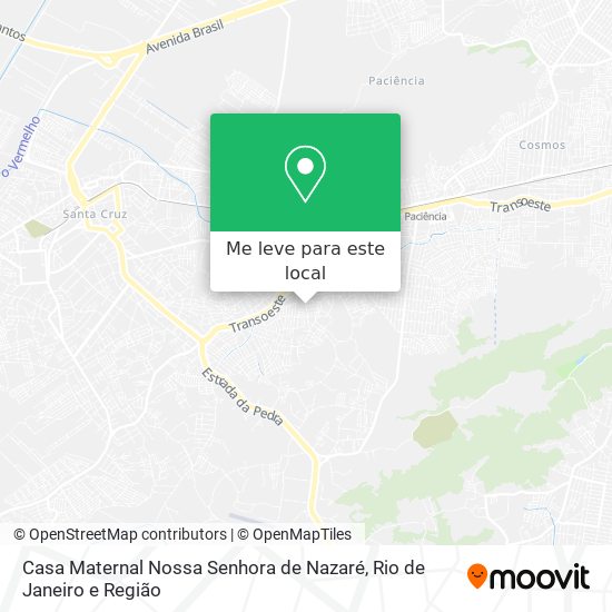 Casa Maternal Nossa Senhora de Nazaré mapa
