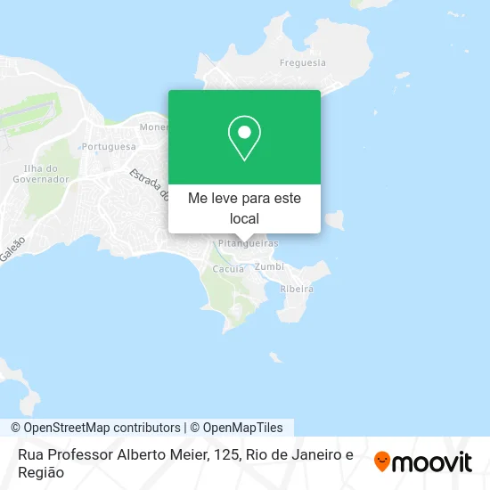 Rua Professor Alberto Meier, 125 mapa