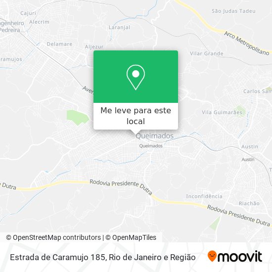 Estrada de Caramujo 185 mapa