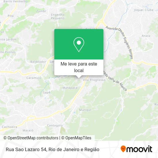 Rua Sao Lazaro 54 mapa