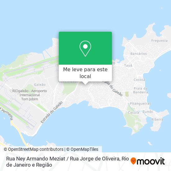 Rua Ney Armando Meziat / Rua Jorge de Oliveira mapa