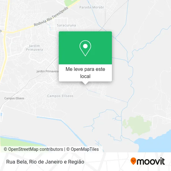 Rua Bela mapa