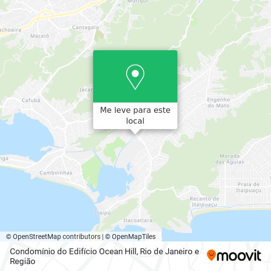 Condomínio do Edifício Ocean Hill mapa