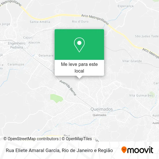Rua Eliete Amaral Garcia mapa